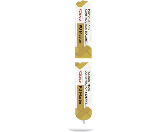 Полиуретановый строительный клей-герметик SANZ PU MASTER 40 (белый; 600 мл) PU-M-WH-0928 – изображение 2