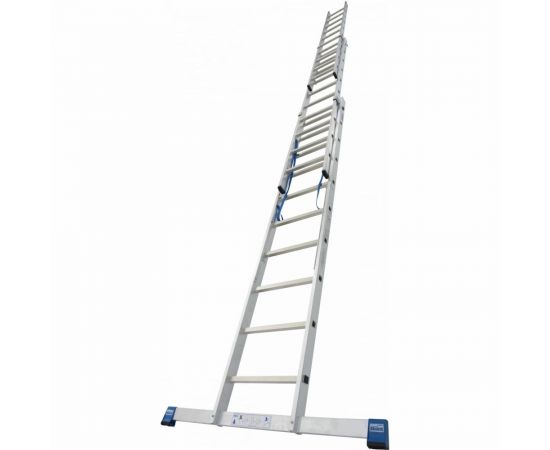 Трехсекционная универсальная лестница KRAUSE STABILO 3 х 10 перекладин с дополнительной функцией 133762 – изображение 3