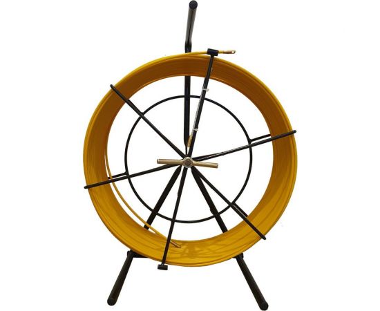 Протяжка для кабеля OlmiOn мини УЗК d=4,5 мм L=100 м в кассете №3, желтый СП-К3-4,5/100 – изображение 3