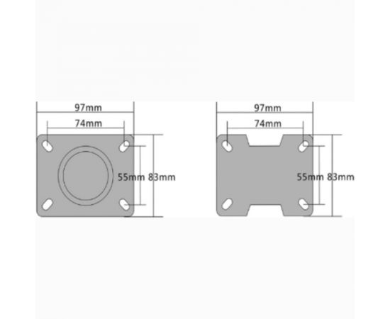 Платформенная тележка со складной ручкой А5 PHC200 нагрузка 200 кг, платформа 500x700 мм 1006386 – изображение 4