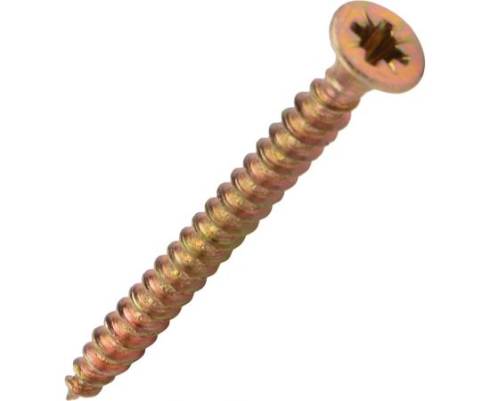 Универсальный саморез KRANZ 3x35, желтый цинк, 200 шт. KR-01-3311-014 – изображение 5