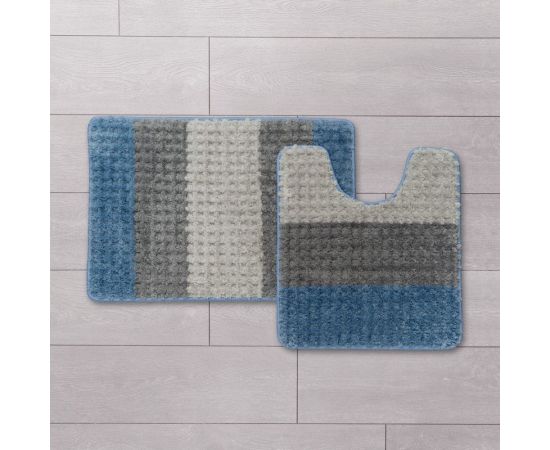 Набор ковриков для ванной комнаты IDDIS 45х60 + 45х50 см микрофибра P36M465i12 