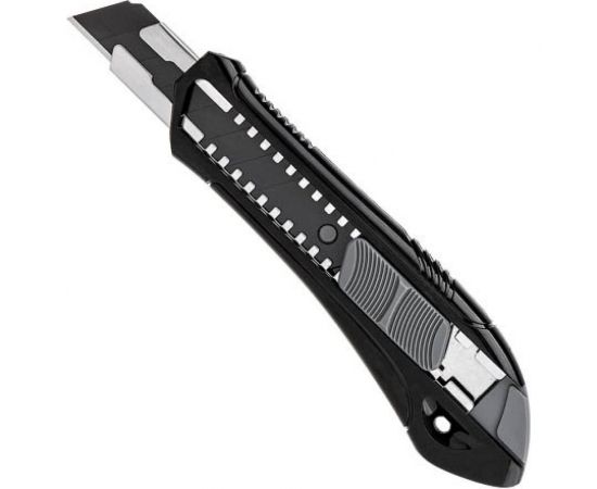 Канцелярский нож STARTUL выдвижной 18 мм Black Line ST0923 