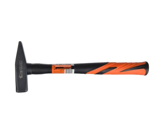 Кованый молоток ЕРМАК с фиберглассовой двухкомпонентной ручкой 400г 662-002 