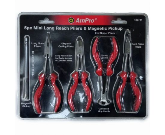 Набор губцевого инструмента для электрика AmPro мини, 5 предметов T28741 