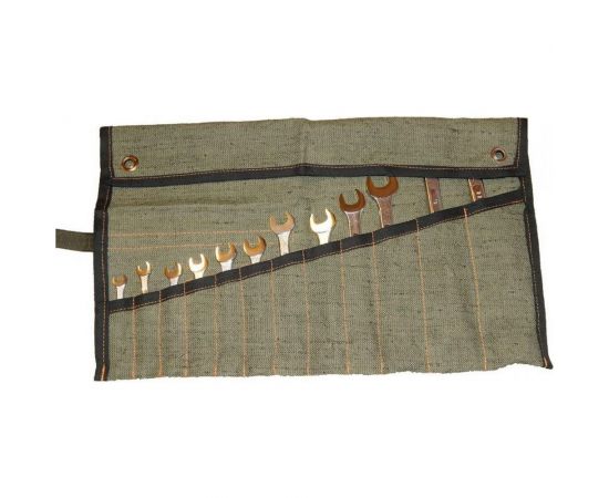 Сумка-скрутка для рожковых (накидных, гаечных, комбинированных) ключей A&P 6-22 мм SRKB34 