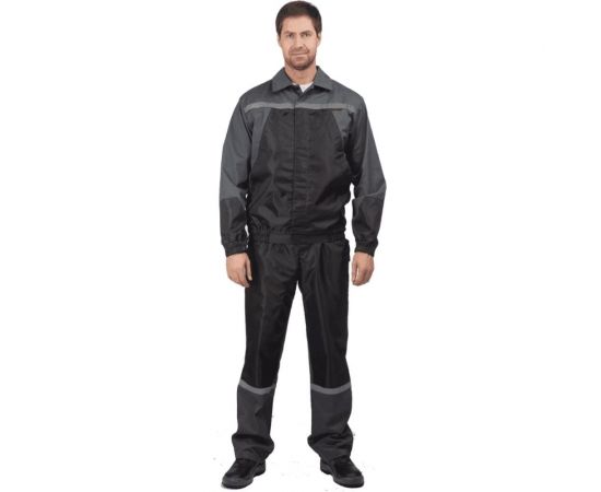 Костюм ГК Спецобъединение АВТОМОЙЩИК серый/чёрный, р.104-108, рост 182-188 Кос 590/104/182 