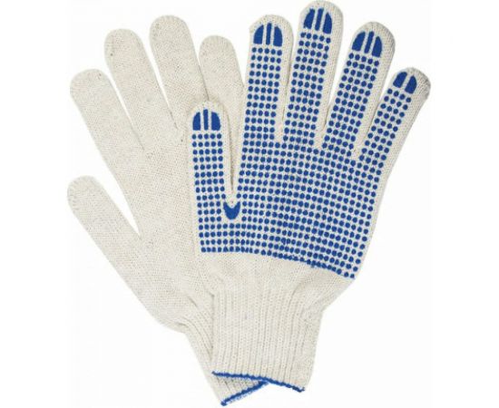 Хлопчатобумажные перчатки ЛАЙМА 7 класс, 5 пар 604472 