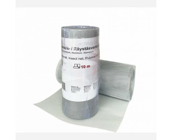 Алюминиевая сетка от грызунов Tectis для защиты вентиляционного зазора, плетеная, 0.3х10 м 27415 