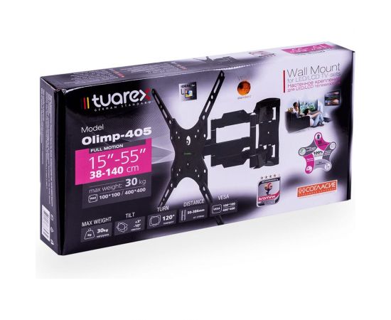 TV кронштейн Tuarex OLIMP 405 black 40323 – изображение 11