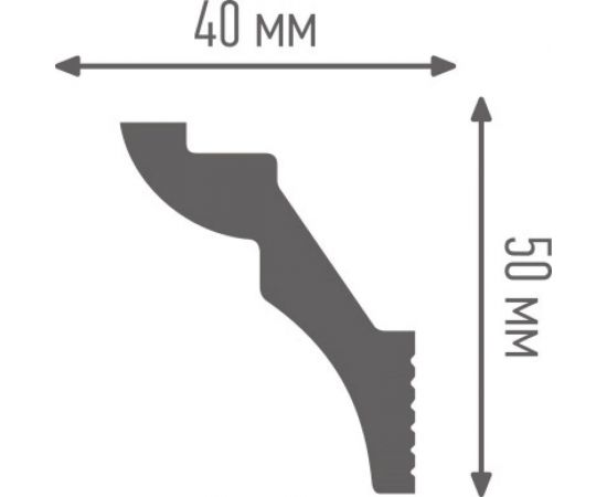 Плинтус ПЛИНТЭКС H 40/50 SC 14607173941500 – изображение 2
