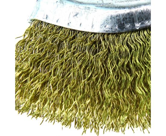 Ручная универсальная корщетка SIT 245x135, ворс гофрированная латунированная сталь 0,30 0010 – изображение 2