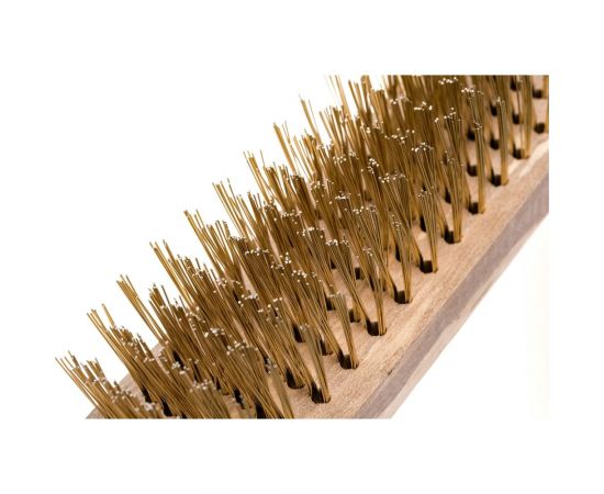 Щетка FALCO металл, с деревянной ручкой, 6-и рядная 656-066 – изображение 3