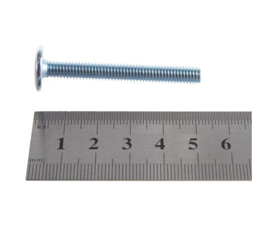 Мебельный винт с плоской головкой Tech-Krep 6х50 4 шт 148359 – изображение 3