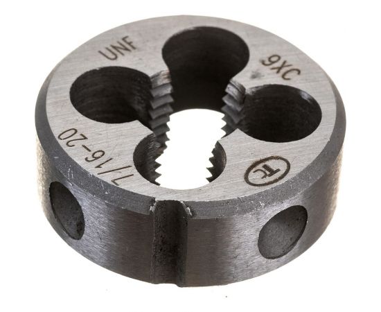 Дюймовая плашка ТехноСталь 7/16"-20 UNF 60 9ХС t254063 – изображение 3