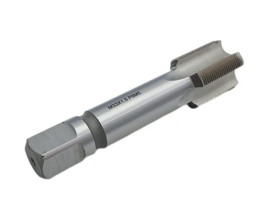Машинно-ручной метчик TORNERI М33х1.5 Р6М5, для глухих отверстий 019782 – изображение 3