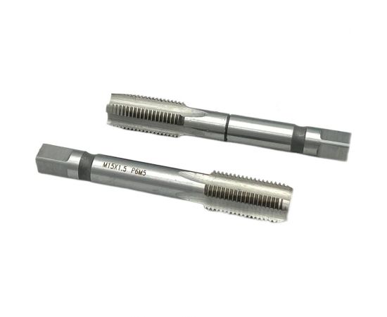 Метчик TORNERI М15х1.5 комплект из 2-х штук Р6М5 035268 – изображение 3