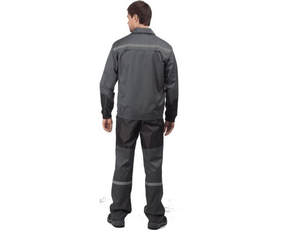 Костюм ГК Спецобъединение АВТОМОЙЩИК серый/чёрный, р.104-108, рост 182-188 Кос 590/104/182 – изображение 3