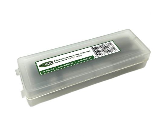 Метчик TORNERI М15х1.5 комплект из 2-х штук Р6М5 035268 – изображение 4