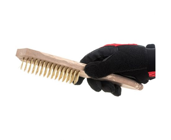 Щетка FALCO металл, с деревянной ручкой, 6-и рядная 656-066 – изображение 4