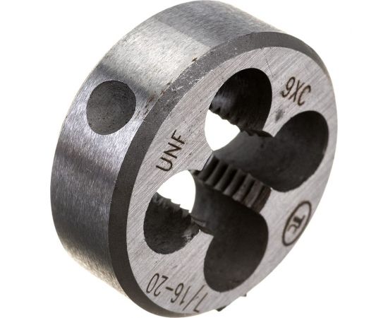 Дюймовая плашка ТехноСталь 7/16"-20 UNF 60 9ХС t254063 – изображение 4