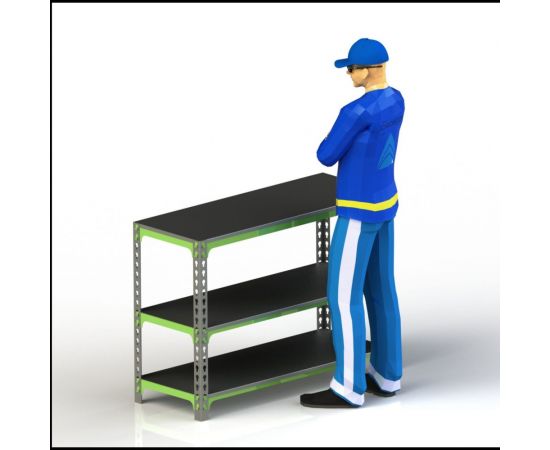 Стол-верстак 950x1700x600 (две полки) SVPII951760 – изображение 4