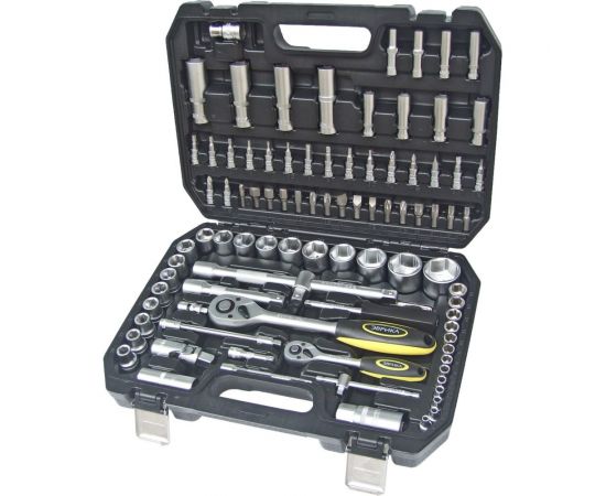 Набор торцевых головок ЭВРИКА 1*4""&1*2"", DR, 6-гранный, 94 предмета ER-80094 