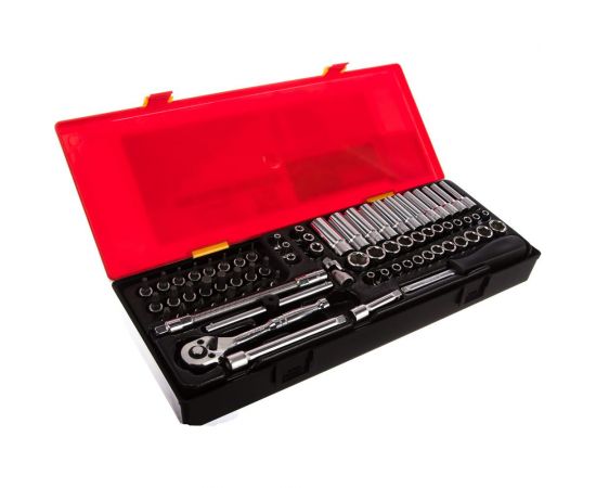 Набор шестигранных торцевых головок 1/4" в кейсе 73шт JTC-K2731 