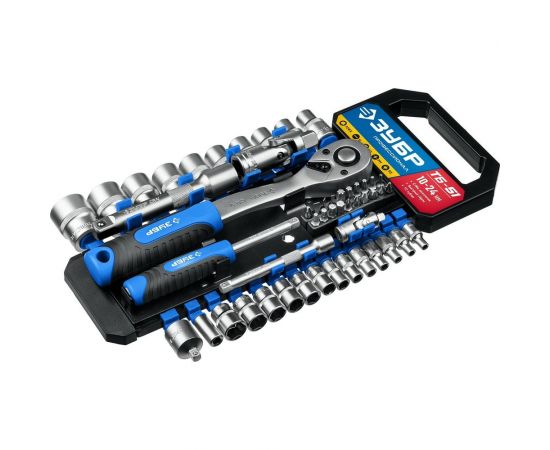 Набор торцовых головок ЗУБР Профессионал ТБ-51 51 предм 27647-H50 