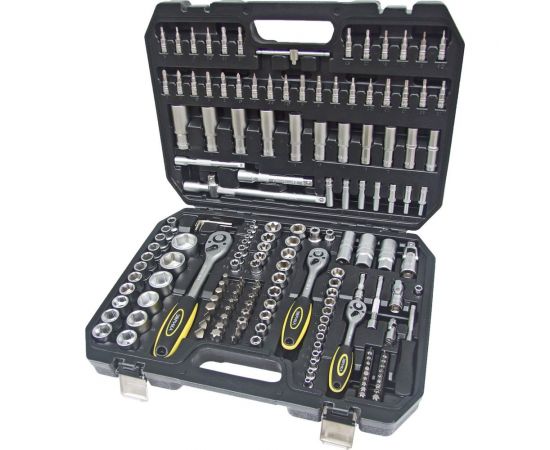 Набор инструмента ЭВРИКА 1*4""&1*2"", DR, 6-гранный, 172 предмета ER-80172 