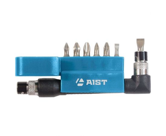 Г-образная отвертка для бит с набором битов AIST TORX T10-40 8 предметов 1011008D-X 00-00007786 