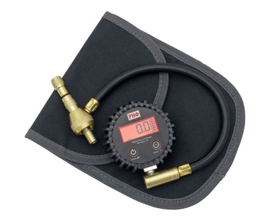 Цифровой дефлятор с манометром РИФ со шлангом, от 0.3 до 14 атм RIF-DG-D 