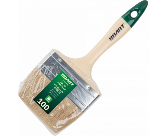 Кисть ВОЛАТ плоская 100 мм 10701-100 