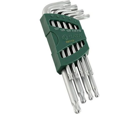 Шестигранники SATA 9 предметов TORX пластиковый блистер S2 09715 