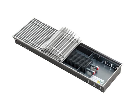 Встраиваемый внутрипольный конвектор TECHNO Usual с решеткой KVZ 200-65-1200 RH07000213 