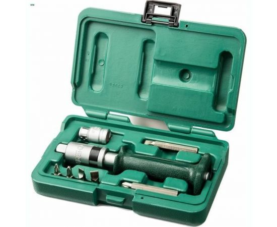 Набор инструмента Sata 8 предметов, ударная отвертка и биты 09603 