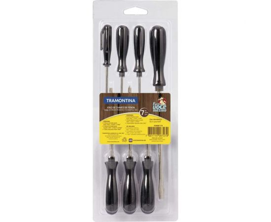 Набор отверток TRAMONTINA 43408/115 крестовых и шлицевых 7 штук Б0054550 