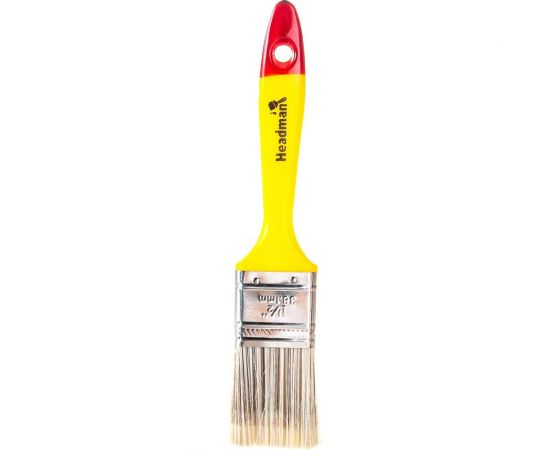 Кисть HEADMAN малярная плоская ""Канекарон"" искусственная щетина 1,5д. 38 мм 682-023 