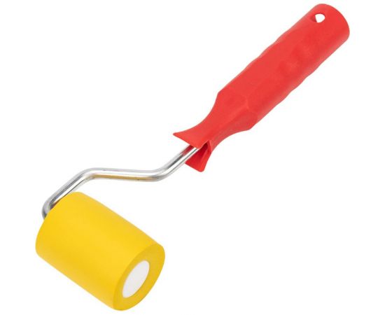 Резиновый валик REXANT для прикатки обоев, ширина ролика 50 мм, ручка 6 мм 89-0093 