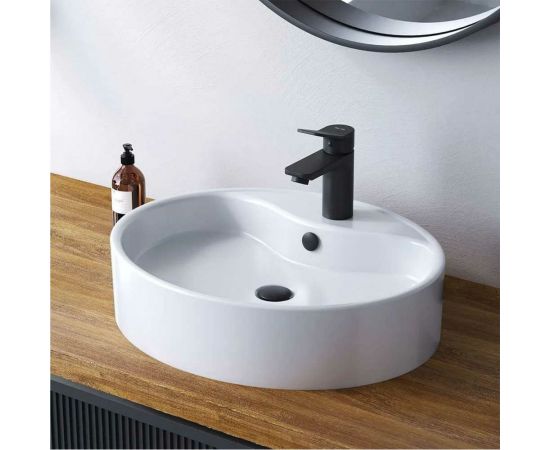 Накладная раковина с базой под смеситель AM.PM Universal 56 см C8FC1X056GWOV – изображение 2