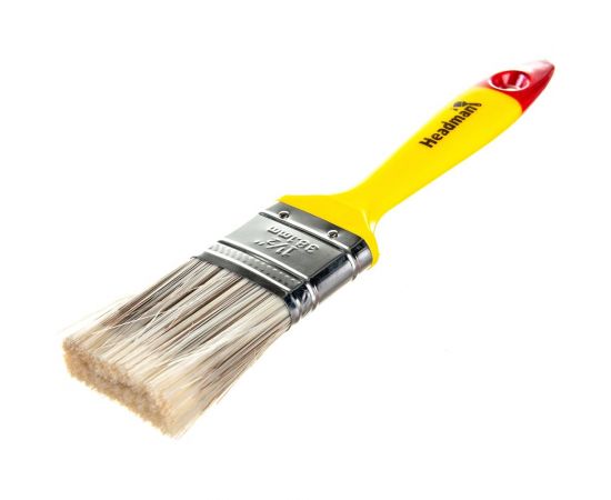 Кисть HEADMAN малярная плоская ""Канекарон"" искусственная щетина 1,5д. 38 мм 682-023 – изображение 2
