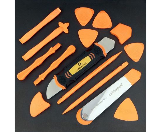Набор инструментов для вскрытия корпуса мобильной техники Cablexpert, 13 предметов TK-OP-02R – изображение 2
