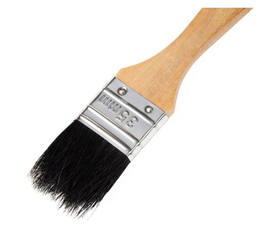 Кисть для красок и лаков на масляной основе Ocean Color натуральная щетина, 35 мм 720035 – изображение 2