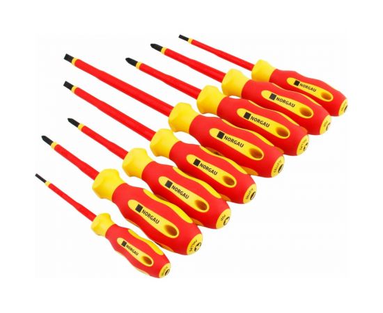 Набор отверток NORGAU NSB171VDE-008 8 предметов 067122008 – изображение 2