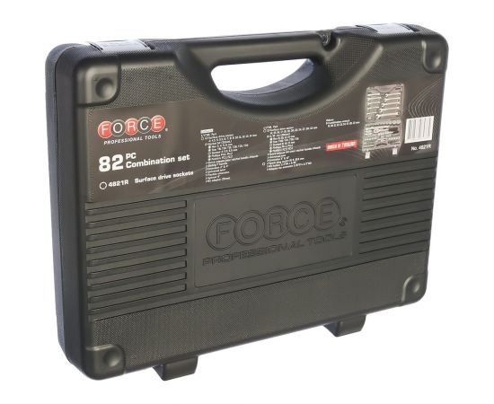 Набор инструментов FORCE 82 предмета 1/4, 1/2 SL головки 4821R – изображение 2