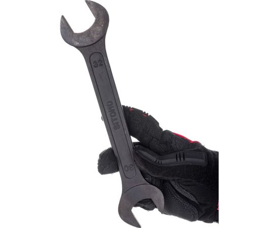 Гаечный рожковый двусторонний ключ SITOMO 30х32 окс. 28924 – изображение 3