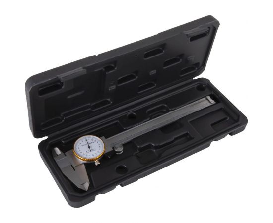 Штангенциркуль WIEDERKRAFT 0-150 мм, 0.02 мм, с отсчетом по круговой шкале WDK-MF15002 – изображение 3