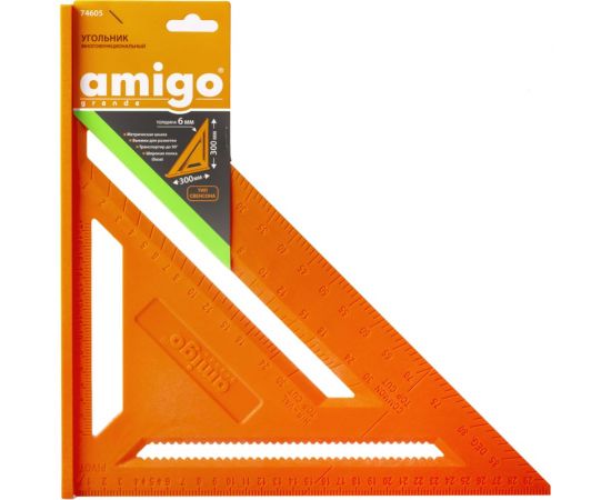 Разметочный угольник AMIGO 300 мм 74605 – изображение 3