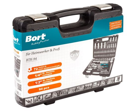Набор ручного инструмента BORT BTK-94 91279897 – изображение 3