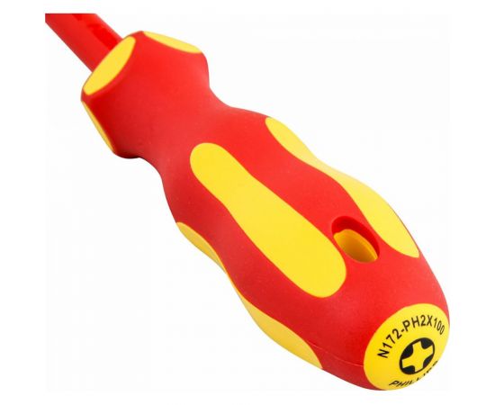 Крестовая отвертка NORGAU VDE N172- PH2х100 Slim 067074120 – изображение 3